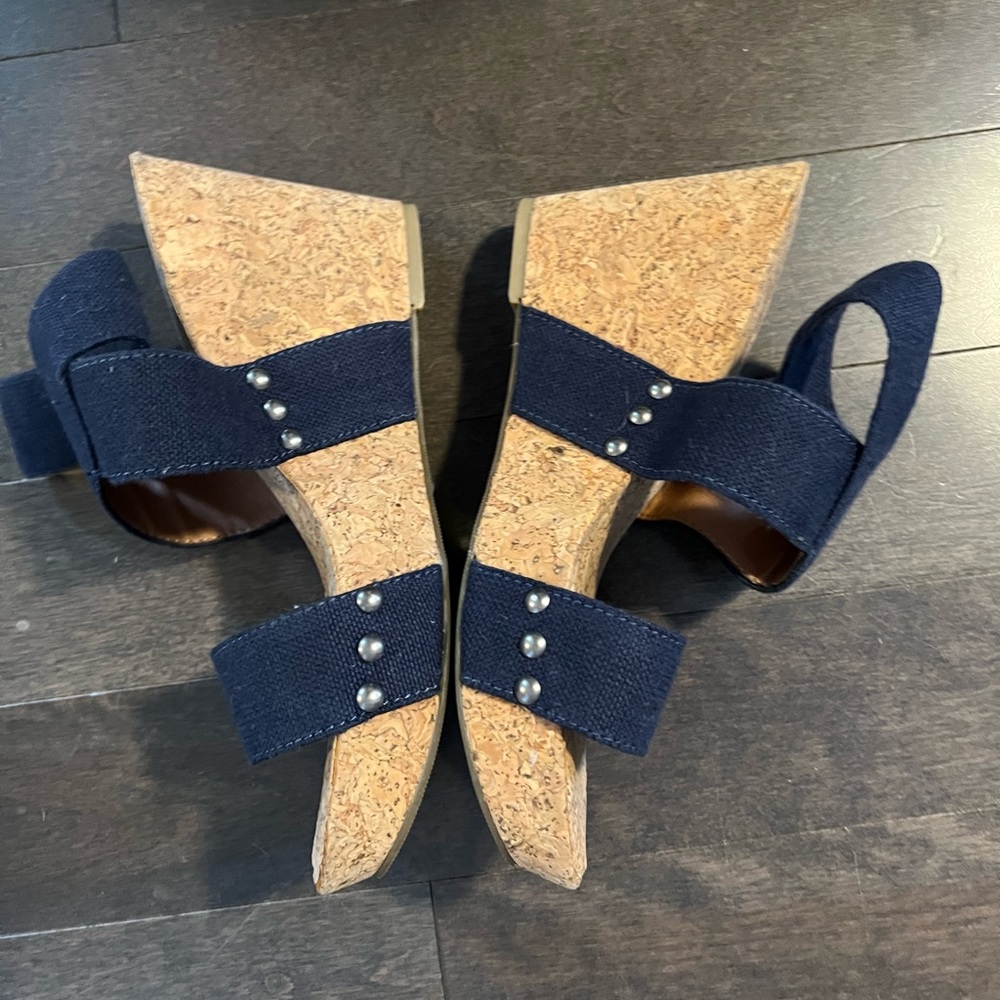 Lucky brand cork wedges.